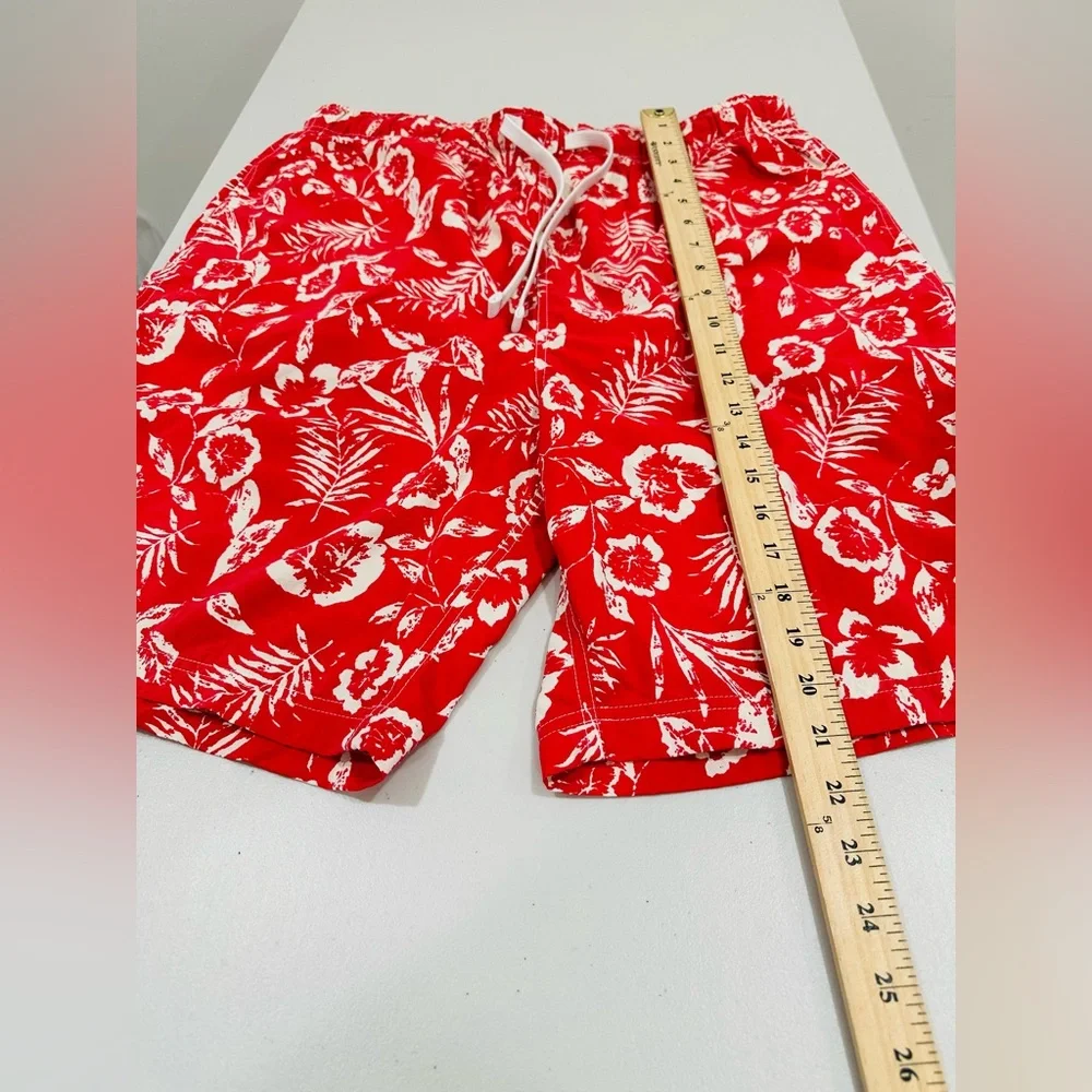 Polo Sport‎ Swim Trunks Mens Sz L Ralph Lauren Tropical Hawaiian Floral Read